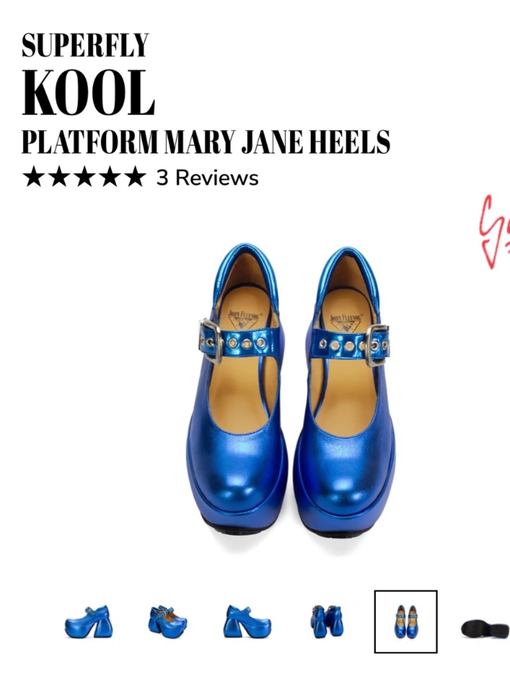 Fluevog metallic kool platforms woman’s 7